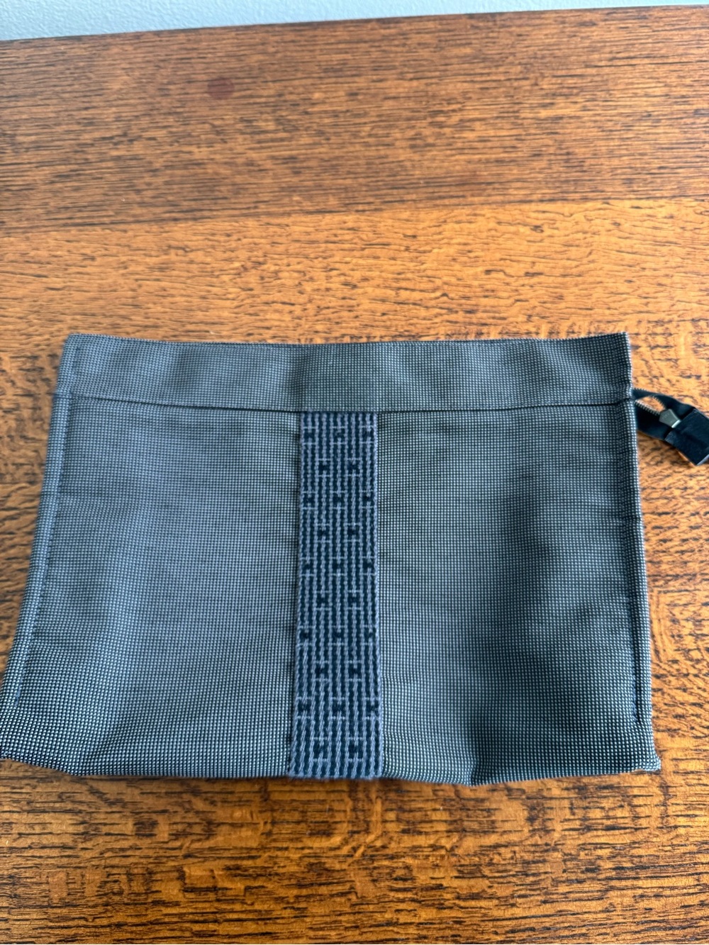 Hermès Vintage Her Line Canvas Clutch/Multi-Pouch with COA